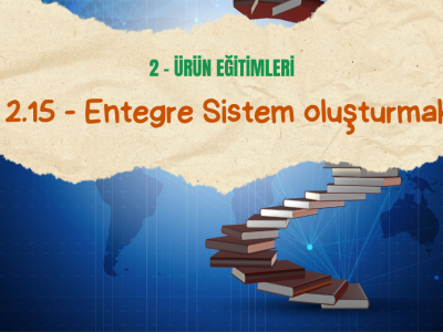 2.15 Entegre Sistem oluşturmak
